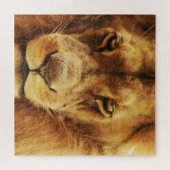 Portret van mannelijke Afrikaanse leeuw. Legpuzzel (Horizontaal)