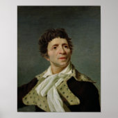 Portret van Marat 1793 Poster (Voorkant)