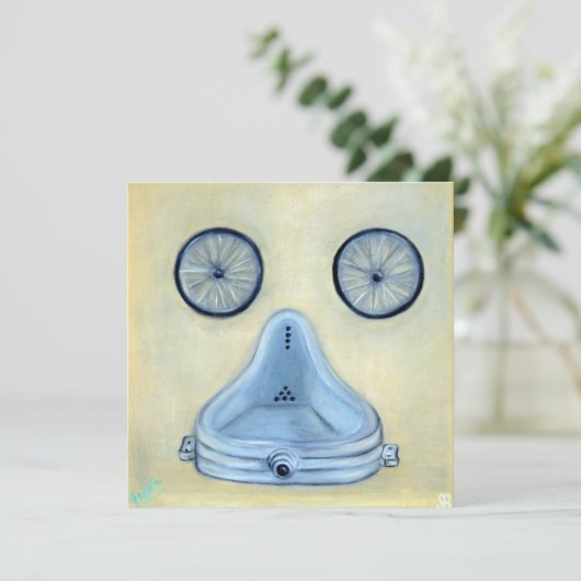 Portret van Marcel Duchamp (Staand voorkant)