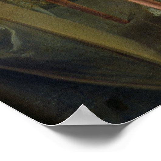 Portret van Marceline Desbordes-Valmore Poster (Hoek)