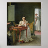 Portret van Marceline Desbordes-Valmore Poster (Voorkant)