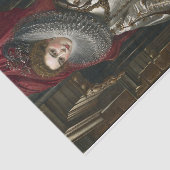 Portret van Marchesa Brigida Spinola-Doria, Rubens Tissuepapier (Detail)