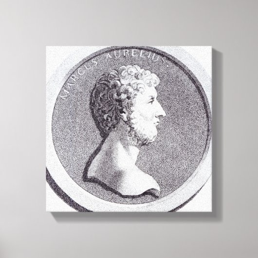 Portret van Marcus Aurelius Canvas Afdruk (Voorkant)