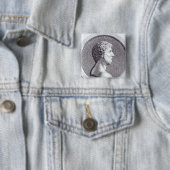 Portret van Marcus Aurelius Vierkante Button 5,1 Cm (In situ)