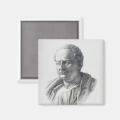 Portret van Marcus Tullius Cicero Magneet (Voorkant / Achterkant)