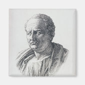 Portret van Marcus Tullius Cicero Magneet (Voorkant)