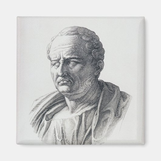 Portret van Marcus Tullius Cicero Magneet (Voorkant)