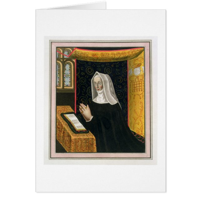 Portret van Margaret Beaufort, graafschap Richmon (Voorkant)