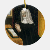 Portret van Margaret Beaufort, graafschap Richmon Keramisch Ornament (Voorkant)