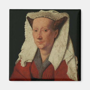 Portret van Margaret van Eyck, 1439 Magneet
