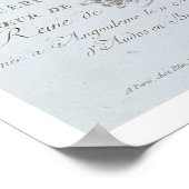 Portret van Marguerite de Valois (1492-1549), 1787 Poster (Hoek)