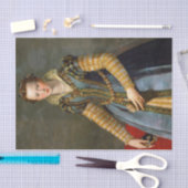 Portret van Maria De Medici door Alessandro Allori Tissuepapier (Craft)