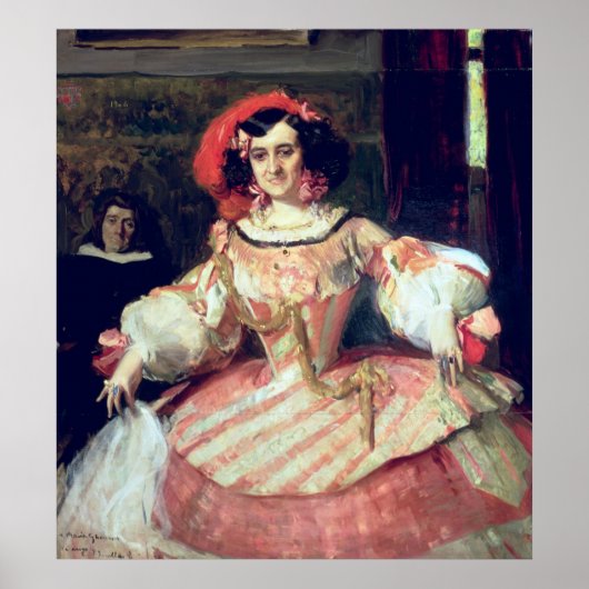 Portret van Maria Guerrero Poster (Voorkant)