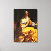 Portret van Maria Magdalena (Artemisia Gentileschi Canvas Afdruk (Voorkant)