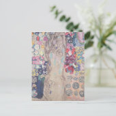 Portret van Maria Munk Briefkaart (Staand voorkant)