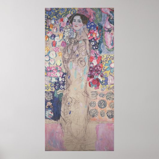 Portret van Maria Munk Poster (Voorkant)