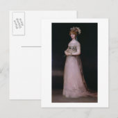 Portret van Maria Theresa de Bourbon y Vallabriga Briefkaart (Voorkant / Achterkant)