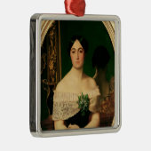 Portret van Marianne Elisa Birch Metalen Ornament (Rechts)