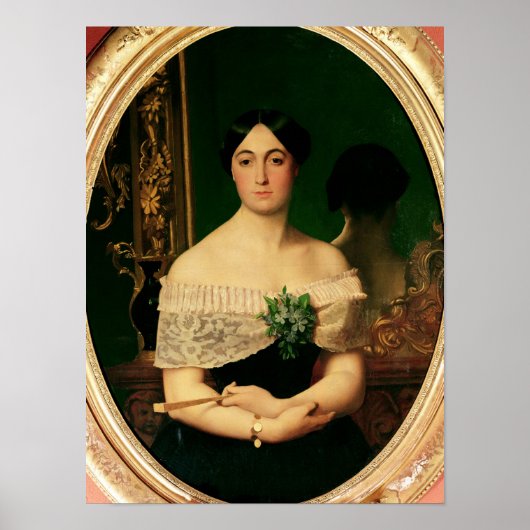 Portret van Marianne Elisa Birch Poster (Voorkant)