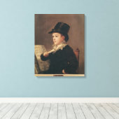 Portret van Mariano Goya 1815-17 Canvas Afdruk (Insitu (Houten vloer))