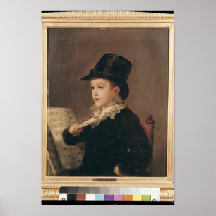 Portret van Mariano Goya 1815-17 Poster