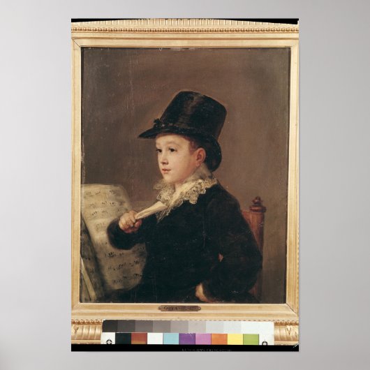Portret van Mariano Goya 1815-17 Poster (Voorkant)