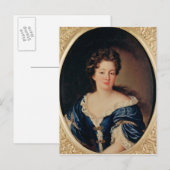 Portret van Marie-Anne Mancini Princess Colonna Briefkaart (Voorkant / Achterkant)