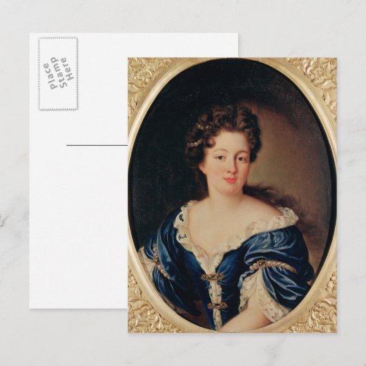 Portret van Marie-Anne Mancini Princess Colonna Briefkaart (Voorkant / Achterkant)