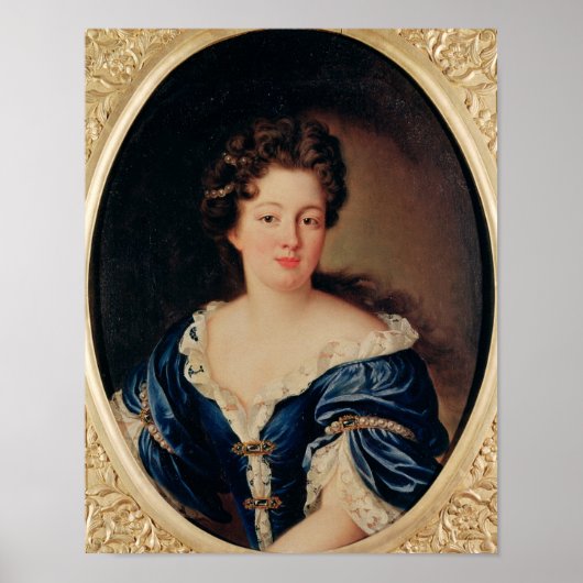 Portret van Marie-Anne Mancini Princess Colonna Poster (Voorkant)