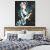 Portret van Marie Antoinette Canvas Afdruk (Insitu (Slaapkamer))