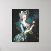 Portret van Marie Antoinette Canvas Afdruk (Voorkant)