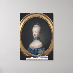 Portret van Marie-Antoinette de Canvas Afdruk