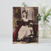 Portret van Marie Antoinette ~ Invitations / RSVP (Staand voorkant)
