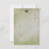 Portret van Marie Antoinette ~ Invitations / RSVP (Achterkant)