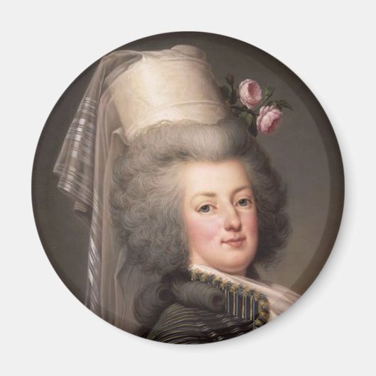 Portret van Marie Antoinette, Koningin van Frankri Magneet (Voorkant)