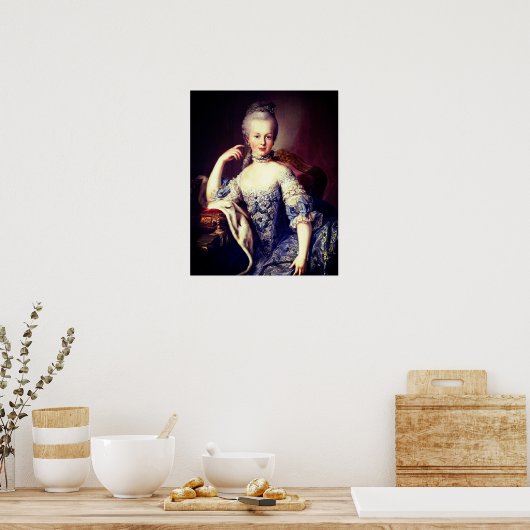 Portret van Marie Antoinette - Martin van Meytens Poster (Keuken)