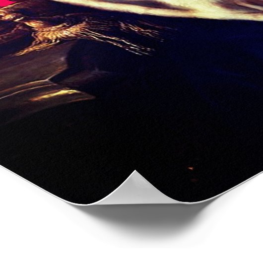 Portret van Marie Antoinette met zonnebril Poster (Hoek)