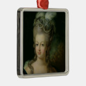 Portret van Marie-Antoinette Metalen Ornament (Rechts)