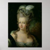 Portret van Marie-Antoinette Poster (Voorkant)