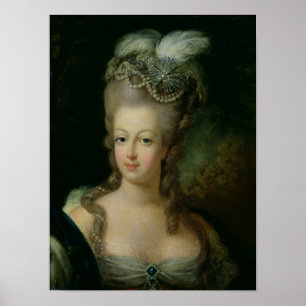 Portret van Marie-Antoinette Poster