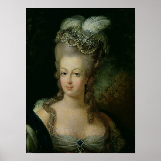 Portret van Marie-Antoinette Poster (Voorkant)