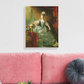 Portret van Marie Antoinette Queen of France Canvas Afdruk (Insitu (Woonkamer))