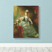 Portret van Marie Antoinette Queen of France Canvas Afdruk (Insitu (Houten vloer))