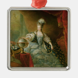 Portret van Marie Antoinette Queen of France Metalen Ornament