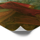 Portret van Marie Antoinette Queen of France Poster (Hoek)