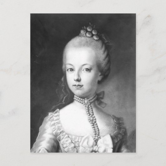 Portret van Marie-Antoinette van Habsbourg Briefkaart (Voorkant)