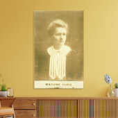 Portret van Marie Curie Canvas Afdruk (Insitu (Woonkamer))