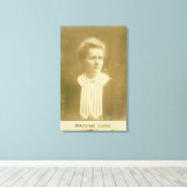 Portret van Marie Curie Canvas Afdruk (Insitu (Houten vloer))