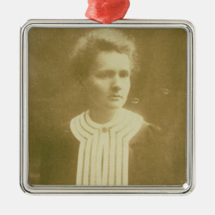 Portret van Marie Curie Metalen Ornament