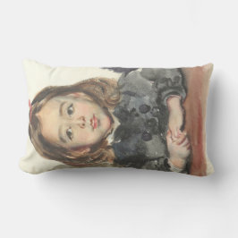 Portret van Marie (Cute Young Girl) Kussen